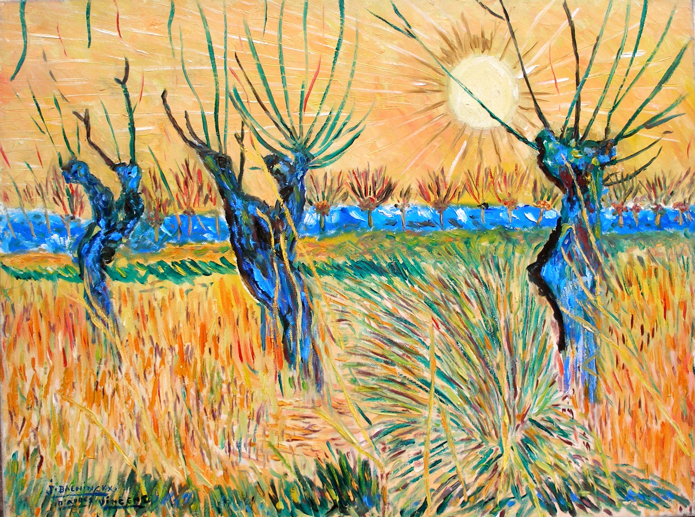 Soleil, d'après Van Gogh